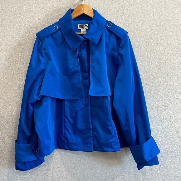 NEW Sammy B x Target Black History Month Blue Cropped Jacket Size 3X - Picture 2 of 10